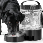 77oz Dog Travel Water Bottle with Bowl Leak Proof Hiking Camping Bottle