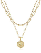 Beautiful Gold Layered Initial Necklaces (A-Z)