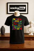 I Believe in a Spectrum of Possibilities Autism Awareness Graphic Tee Shirt