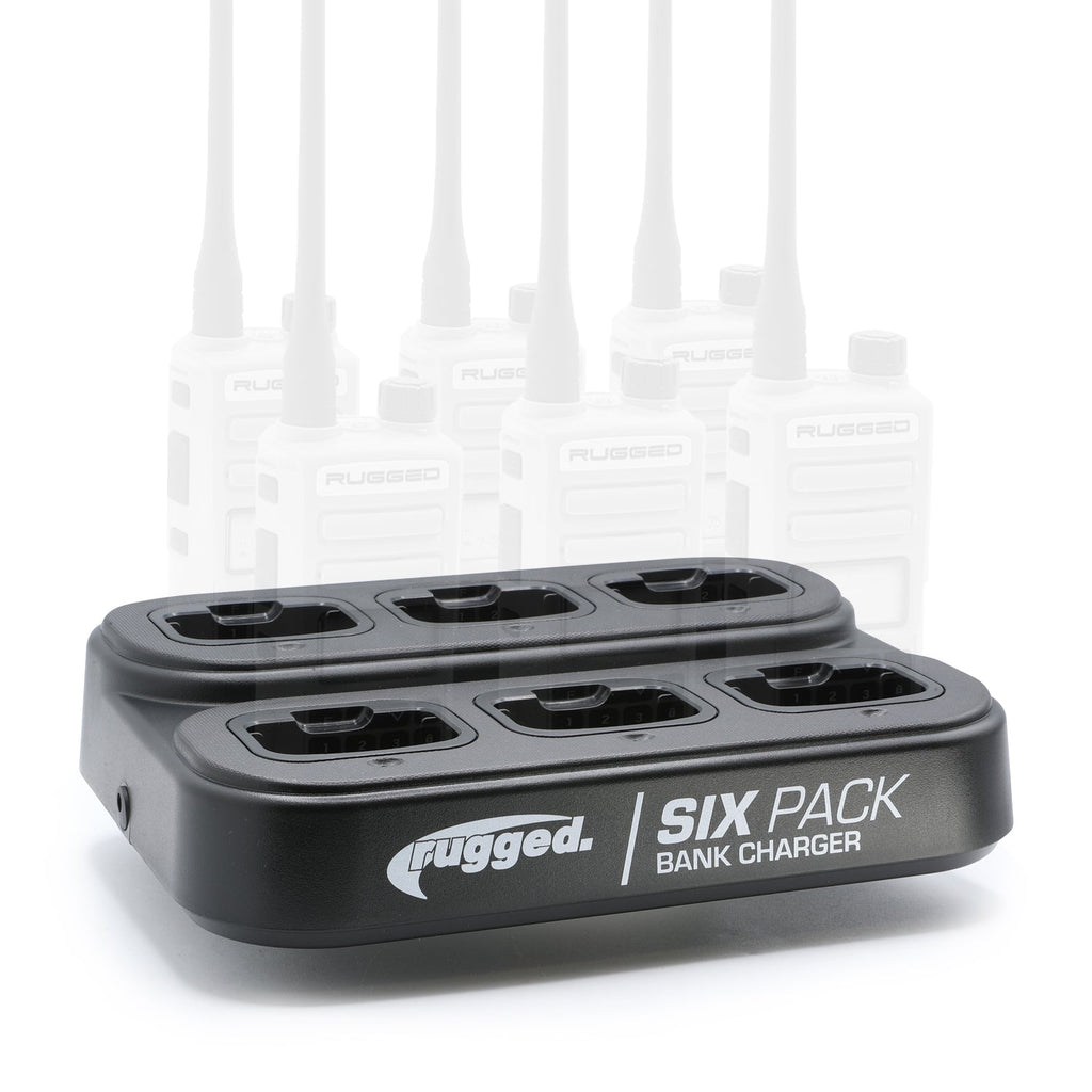 6-Pack Bank Charger for Handheld Radios - RDH16