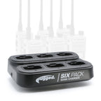 6-Pack Bank Charger for Handheld Radios - RDH16