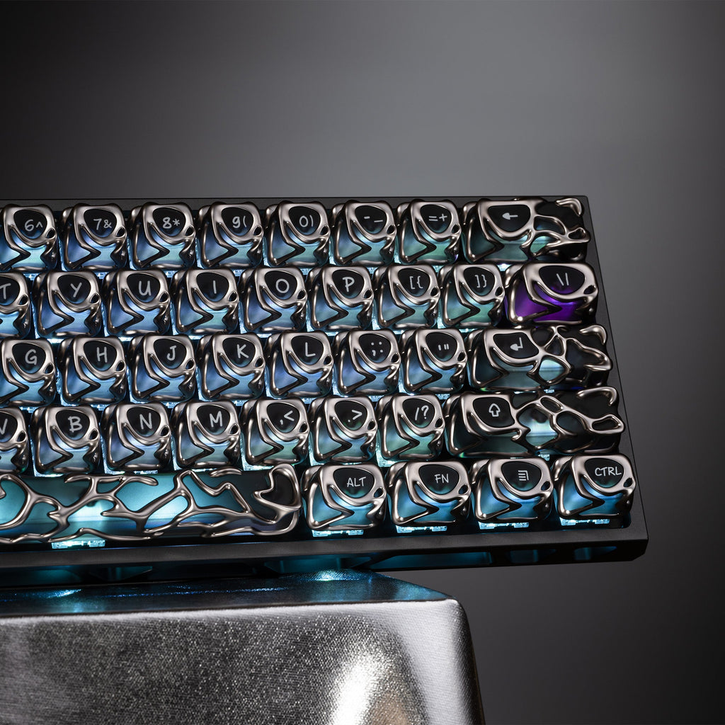 XVX Venom Themed Liquid Metallic Electroplating ABS+PC Keycap Set