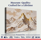 Golden Peaks Wall Art