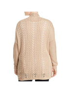 One A Womens Plus Long Sweater Open-Front Sweater