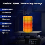 TPU Flexible Transparent Multicolor Rainbow Variety Pack (4x200g)
