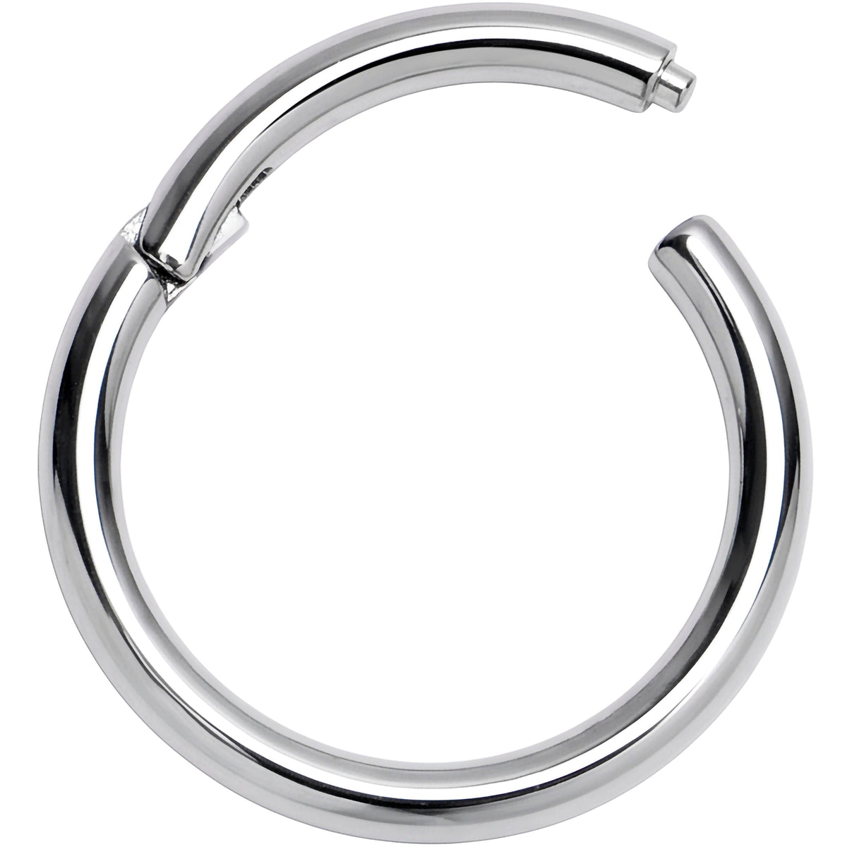 18G 5/16  ASTM F-136 Titainum Percision Hinged Segment Hoop