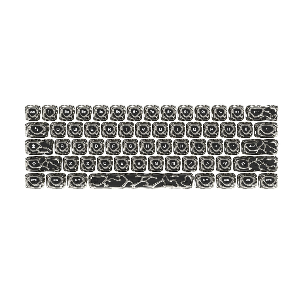 XVX Venom Themed Liquid Metallic Electroplating ABS+PC Keycap Set