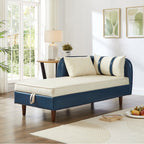 65" Storage Chaise Lounge Sofa