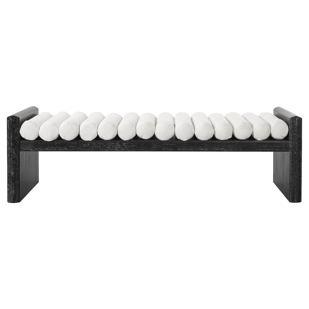 Modern Chenille Upholstered Bench