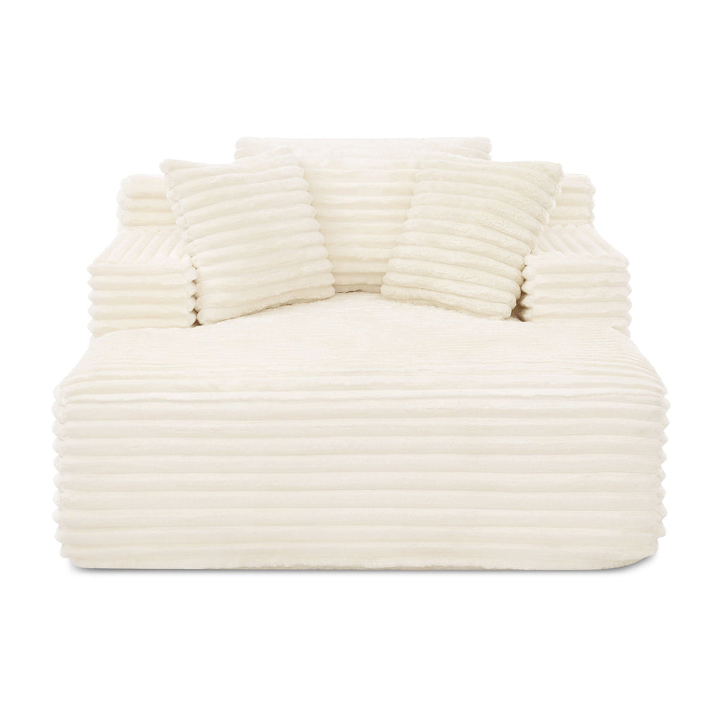 Chaise Lounge Sofa Bed With Deep Seat For Living Room