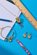 Crayola 'To Teach Is To Color A Life Forever' Crayon Box Locket