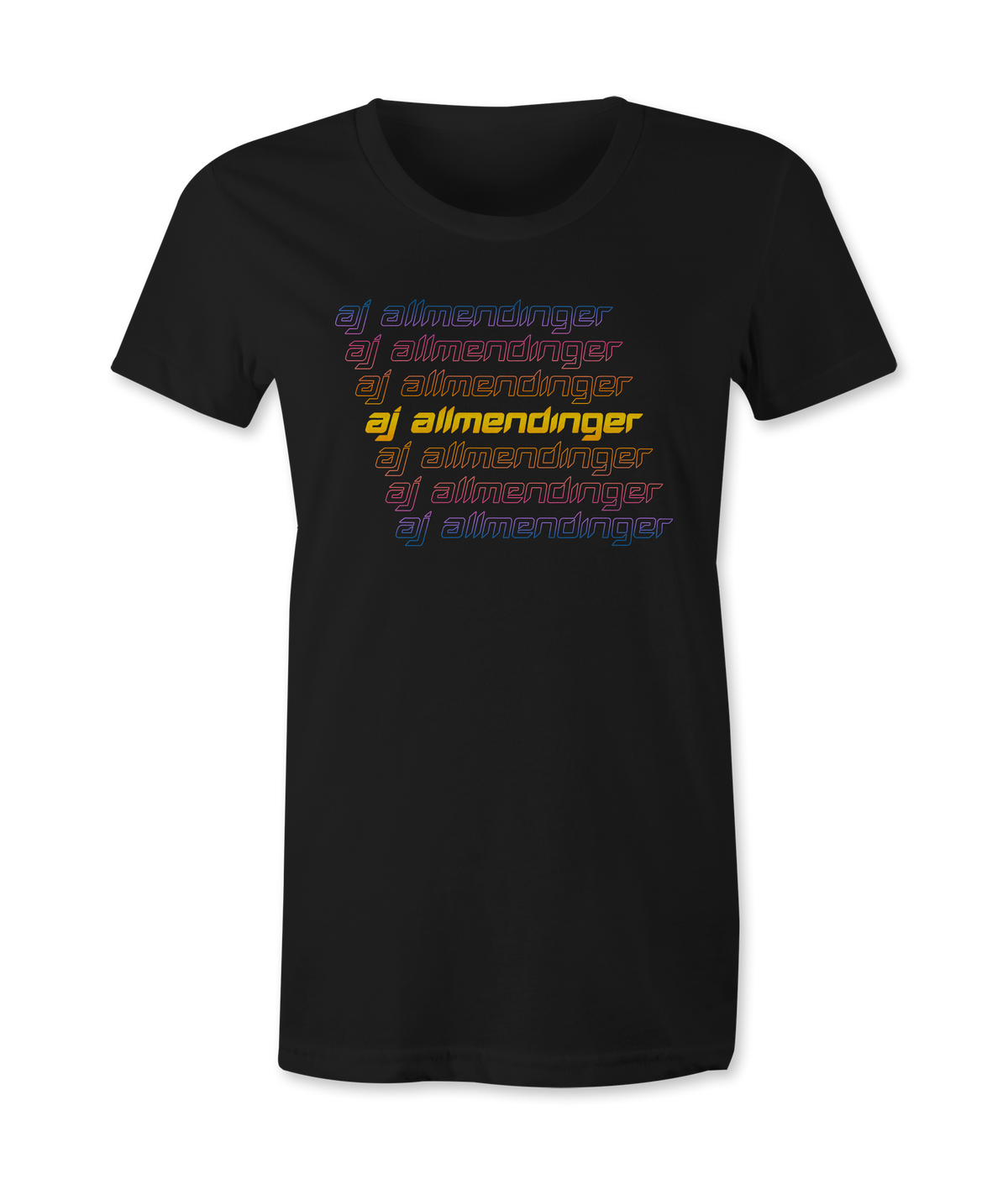 AJ Allmendinger - Sunrise Name Women's T-Shirts