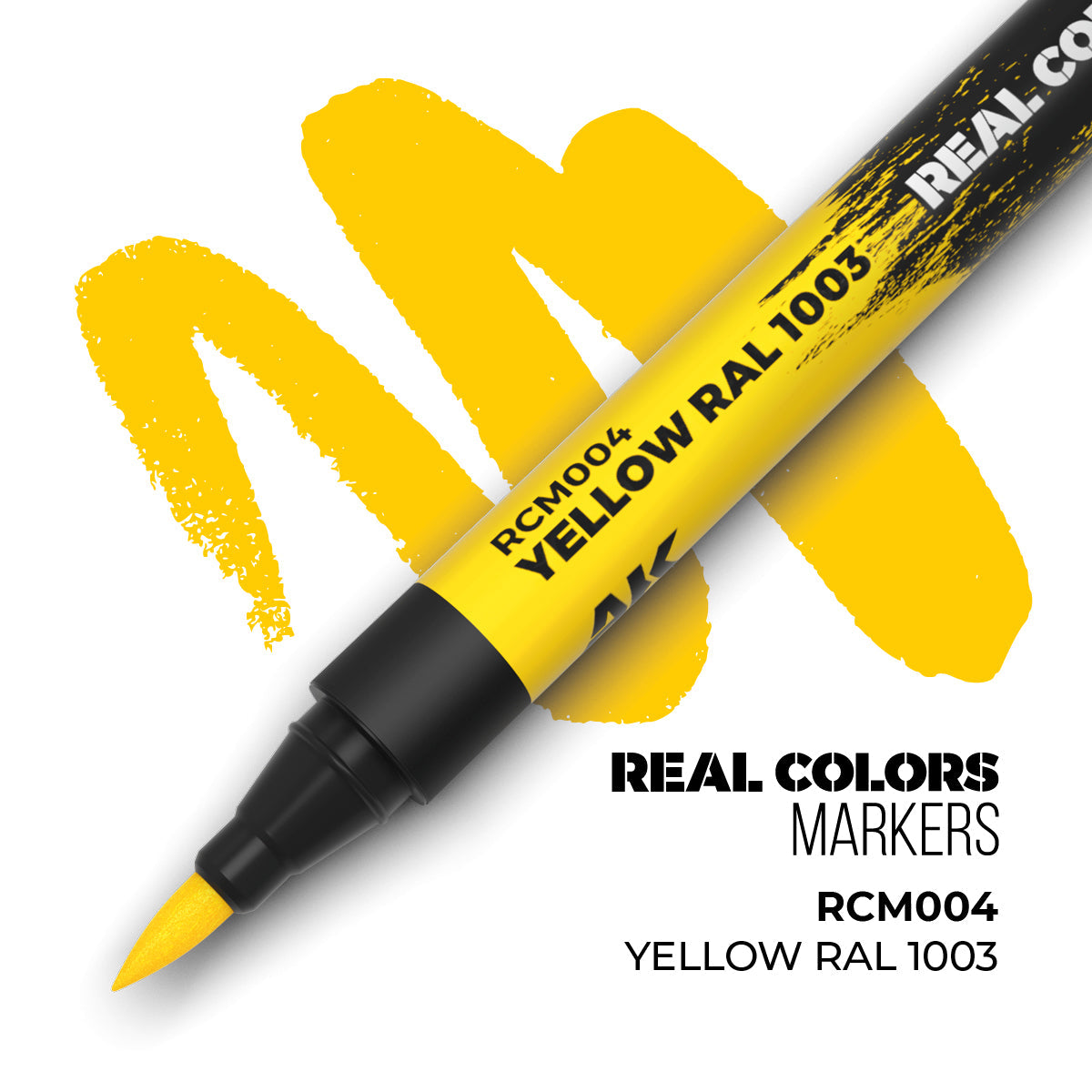 AK Interactive Markers: Real Color Markers - Yellow Ral 1003