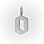 Gold Filled Charm Personalized Gotic Initial Letter Charm Necklace, Custom Old English Font Style, Delicate Initial Necklace For Women Men (Small) | A-213 to A-238, A-240 to A-265