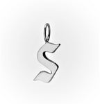 Gold Filled Charm Personalized Gotic Initial Letter Charm Necklace, Custom Old English Font Style, Delicate Initial Necklace For Women Men (Small) | A-213 to A-238, A-240 to A-265