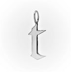 Gold Filled Charm Personalized Gotic Initial Letter Charm Necklace, Custom Old English Font Style, Delicate Initial Necklace For Women Men (Small) | A-213 to A-238, A-240 to A-265