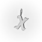 Gold Filled Charm Personalized Gotic Initial Letter Charm Necklace, Custom Old English Font Style, Delicate Initial Necklace For Women Men (Small) | A-213 to A-238, A-240 to A-265