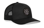 Alabama Trucker Hat  |  Black ALA X Snapback