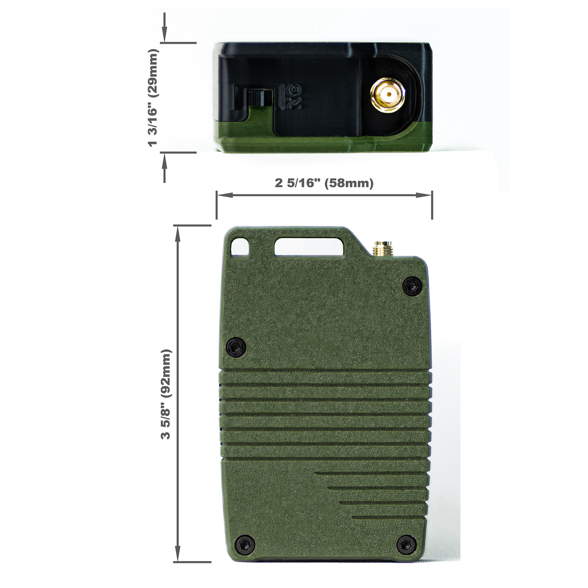 Atlavox M1 Meshtastic™ Radio w/Gizont Antenna