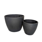 Black and TerraCotta Eco Pots