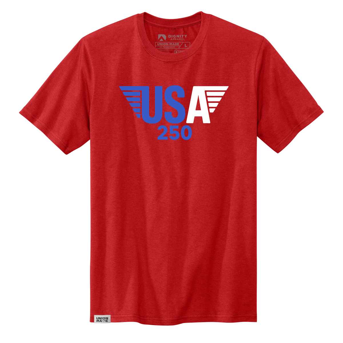 USA 250 - Wings T-Shirt - Made in the USA