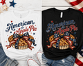 American As Apple Pie Patriotic Crop Top