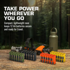 12 AA Pack Battery Caddy (Military Green)
