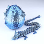 3D Printed Crystal Dragon Fidget Toy – Articulated Flexible Desk Toy Gift