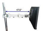 DP170 17.5 inch Universal Pole Mount Monitor Arm and Bracket VESA
