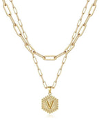 Beautiful Gold Layered Initial Necklaces (A-Z)