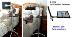 DP170 17.5 inch Universal Pole Mount Monitor Arm and Bracket VESA