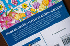 Creative Haven Beautiful Floral Alphabet Designs Coloring Book