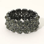 Crystal Rhinestone Stretch Evening Bracelet