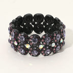 Crystal Rhinestone Stretch Evening Bracelet