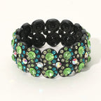 Crystal Rhinestone Stretch Evening Bracelet