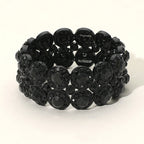 Crystal Rhinestone Stretch Evening Bracelet