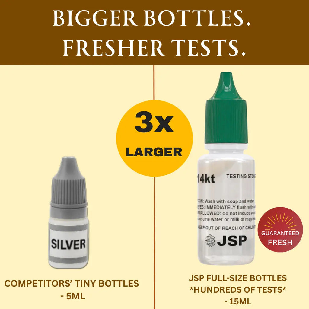 JSP Gold Silver and Platinum Jewelry Acid Appraisal Testing Kit Electronic Scale Diamond Sapphire Tester Earth Magnet
