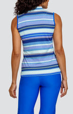 Adriana Top - Batik-Admiral Blue