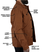 Heston Chore Coat - Black