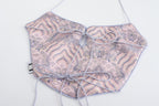 Dong Cropped Reversible Apron Top Periwinkle/Pink