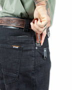 Hideout Denim Boot Cut - Black