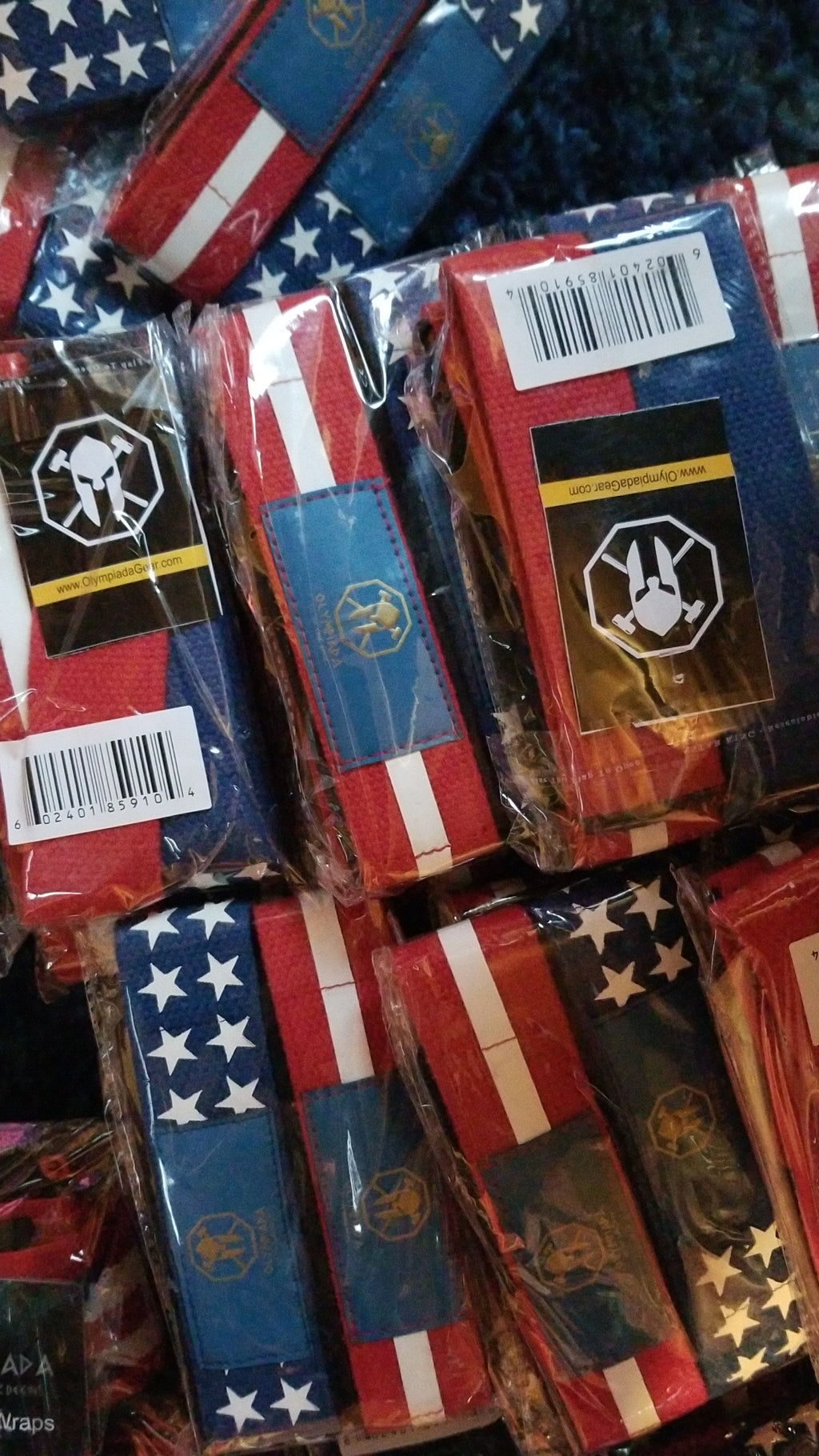 American Flag Lifting Straps- USA or buss