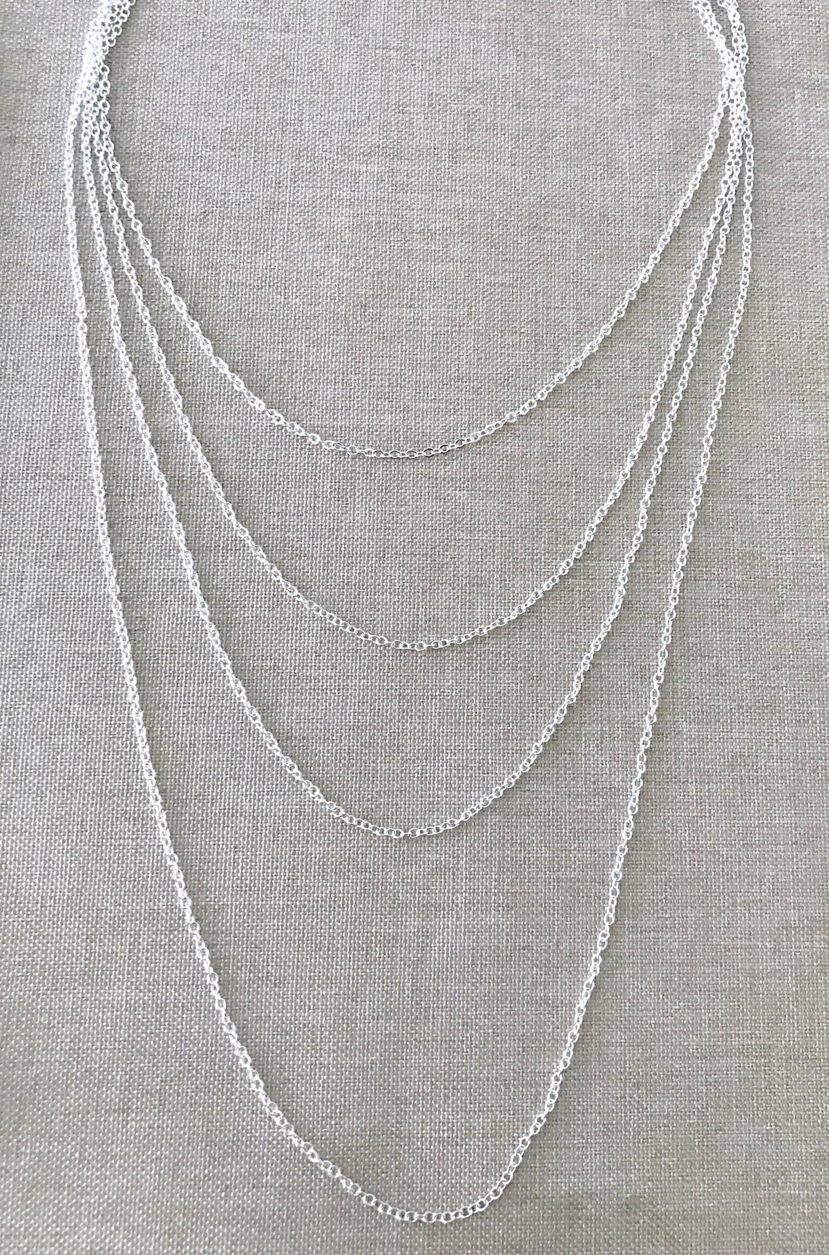 18" - Silver Filled Necklace Chain - Cable - 18 Inch - Lobster Claw Clasp - .925 Stamped