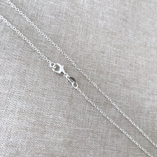 18" - Silver Filled Necklace Chain - Cable - 18 Inch - Lobster Claw Clasp - .925 Stamped