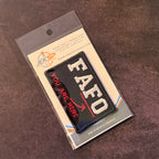 FAFO Funny Morale Patch, 2x3" | Made in USA | VELCRO® Brand Hook Backing