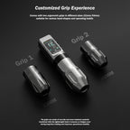 INKSOUL® Tattoo Machine Wiresles Pen 4.2MM Strokes Two Grips Two Batteries Two Modes 2 in 1 | HV6 PRO
