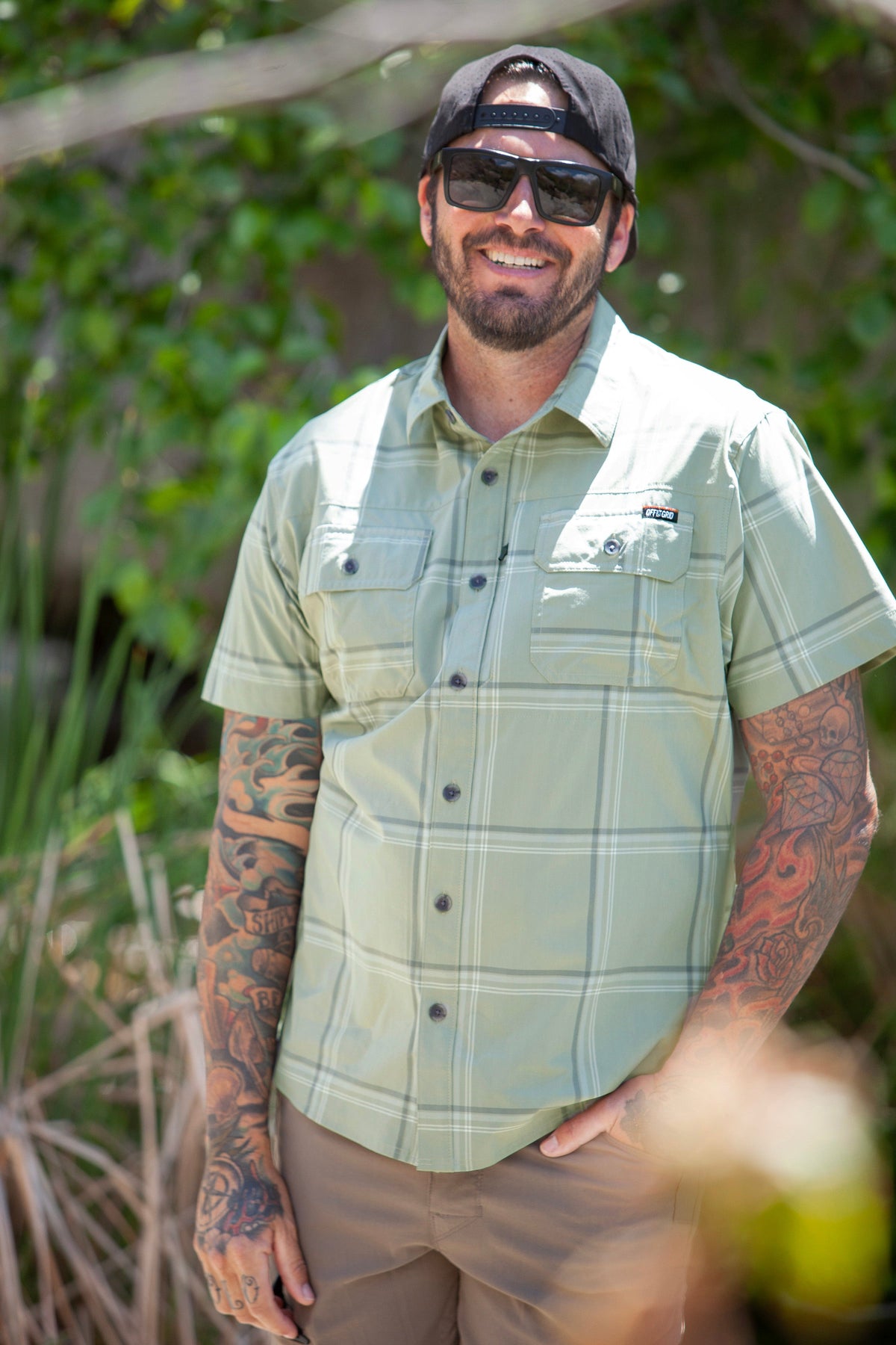 Jack Knife SS Shirt - Sage Green