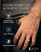 Rectangle Signet Rings (Gold)