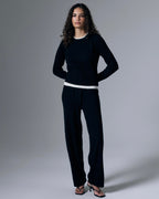 Tove Layered Cashmere Crewneck