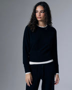 Tove Layered Cashmere Crewneck